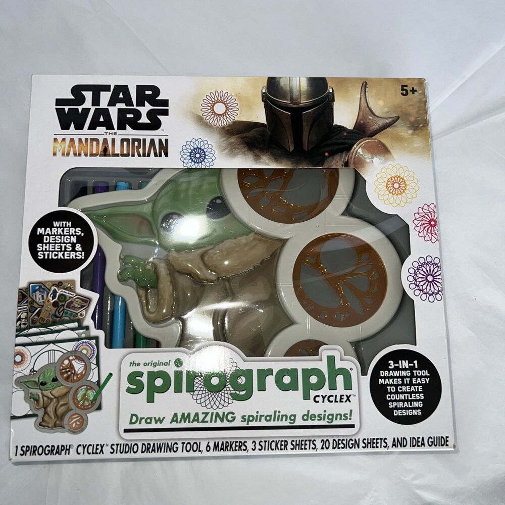 The Mandalorian Spirograph Cyclex Studio Grogu Disney Star Wars Baby Yoda Design